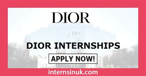 dior model application|internships at Dior.